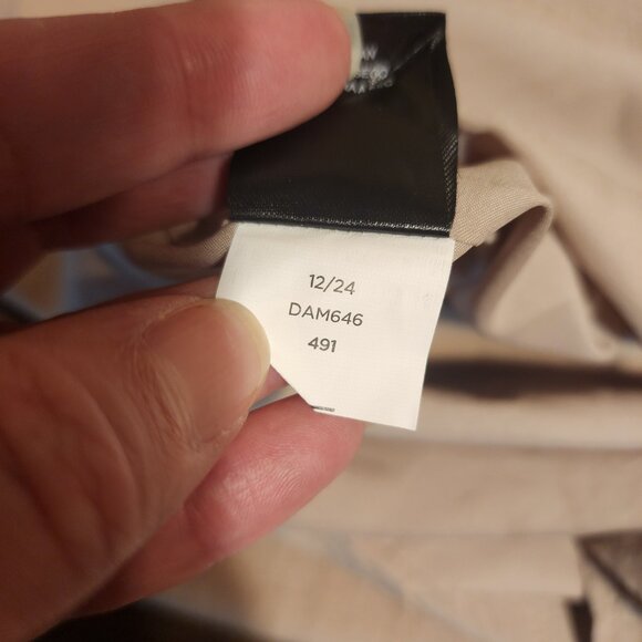 Tahari Seamed Tie Waist A-Line Dress NWT Tan Size 2 - Picture 11 of 11